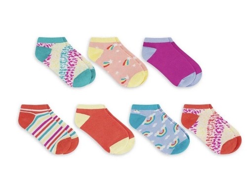 Wonder Nation Girls 7 Perfect Pairs 7 Briefs size 10 and 7 Socks M 10.5 - 4 New - Picture 4 of 9