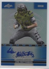2016 Leaf US Army All-American Bowl Metal 32/50 Luke Wattenberg #70 Auto 0b5