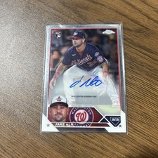 2023 Topps Chrome Update Series - Autographs Jake Alu #AC-JAL (AU, RC)