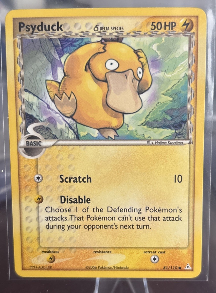 Psyduck (Delta Species) 81/110 Holon Phantoms Regular NM Pokemon TCG