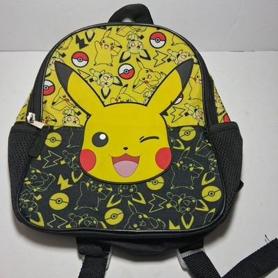 Pokémon Pikachu 12  Mini Backpack Bioworld Cartoon Yellow & Black Kids Bag