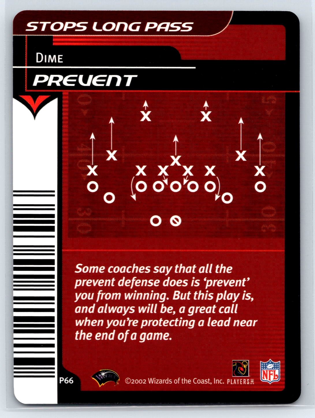 2002 NFL Showdown Plays Prevent #P66
