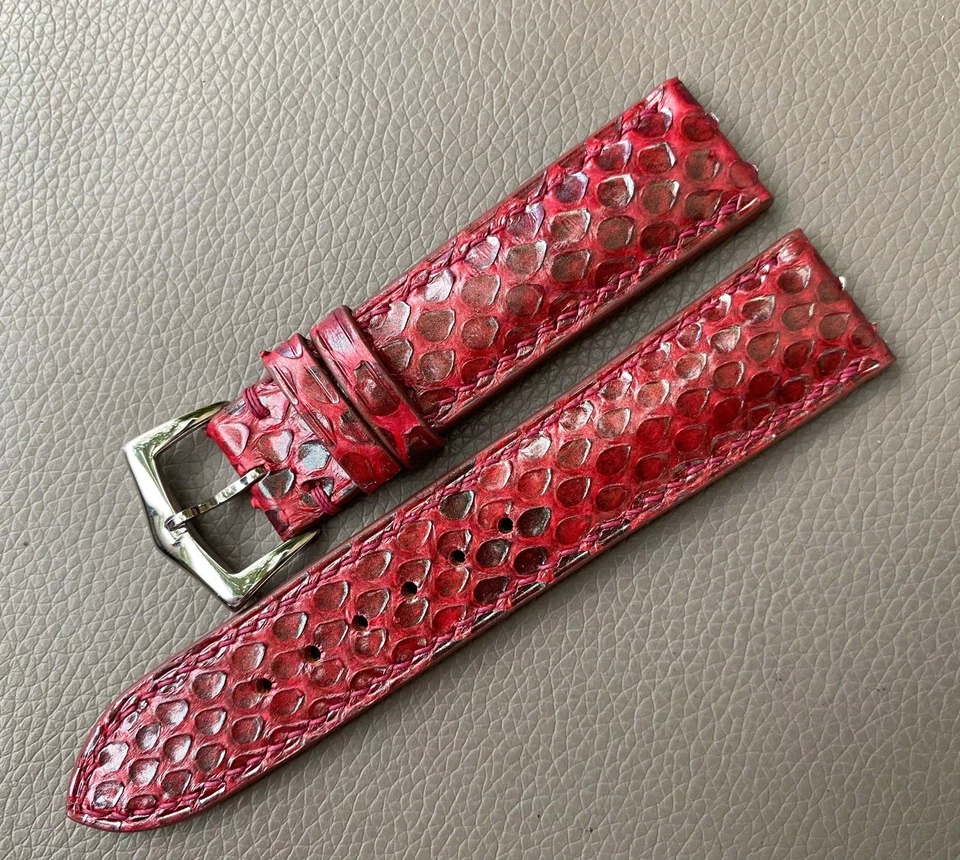 Genuine Snake Skin Watch Strap Band Size 12...16 17 18 19 20 21 22 23 24 25 26mm - Image 3 of 4