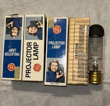 Lot of 4 DFD Projector Lamp Projection Light Bulbs 120v 1000w, NOS G.E.