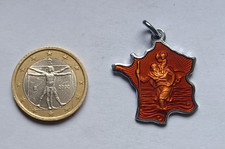 MEDAILLE ANCIENNE RELIGIEUSE PENDENTIF ST CHRISTOPHE ENFANT JESUS GROTTE LOURDES