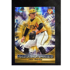 Topps Pristine 2025 Paul Skenes Gold Refractor Precisionaries #PR-1 /50 Pirates