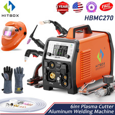 200A Plasma Cutter Welder Combo Gas MIG/Gasless MIG/Lift TIG/Stick MMA ARC /CUT