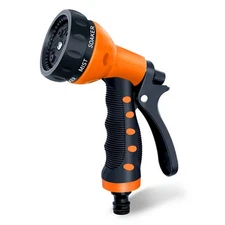 US Garden Hose Nozzle Spray Nozzle 8-Pattern Heavy Duty High Pressure Leak Proof