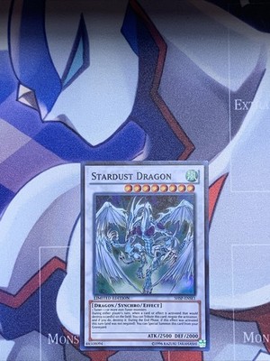 Yugioh! Stardust Dragon - SHSP-ENSE1 - Super Rare - Limited Edition VLP