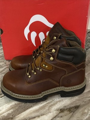 WOLVERINE MEN'S RAIDER STEEL-TOE 6'' WORK BOOT W02419 New Construction Sz 7.5 EW