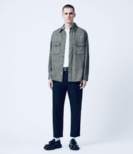 AllSaints - Men - Jacket - Designer - Overshirt - XL - Grey - Brand New w/ Tags