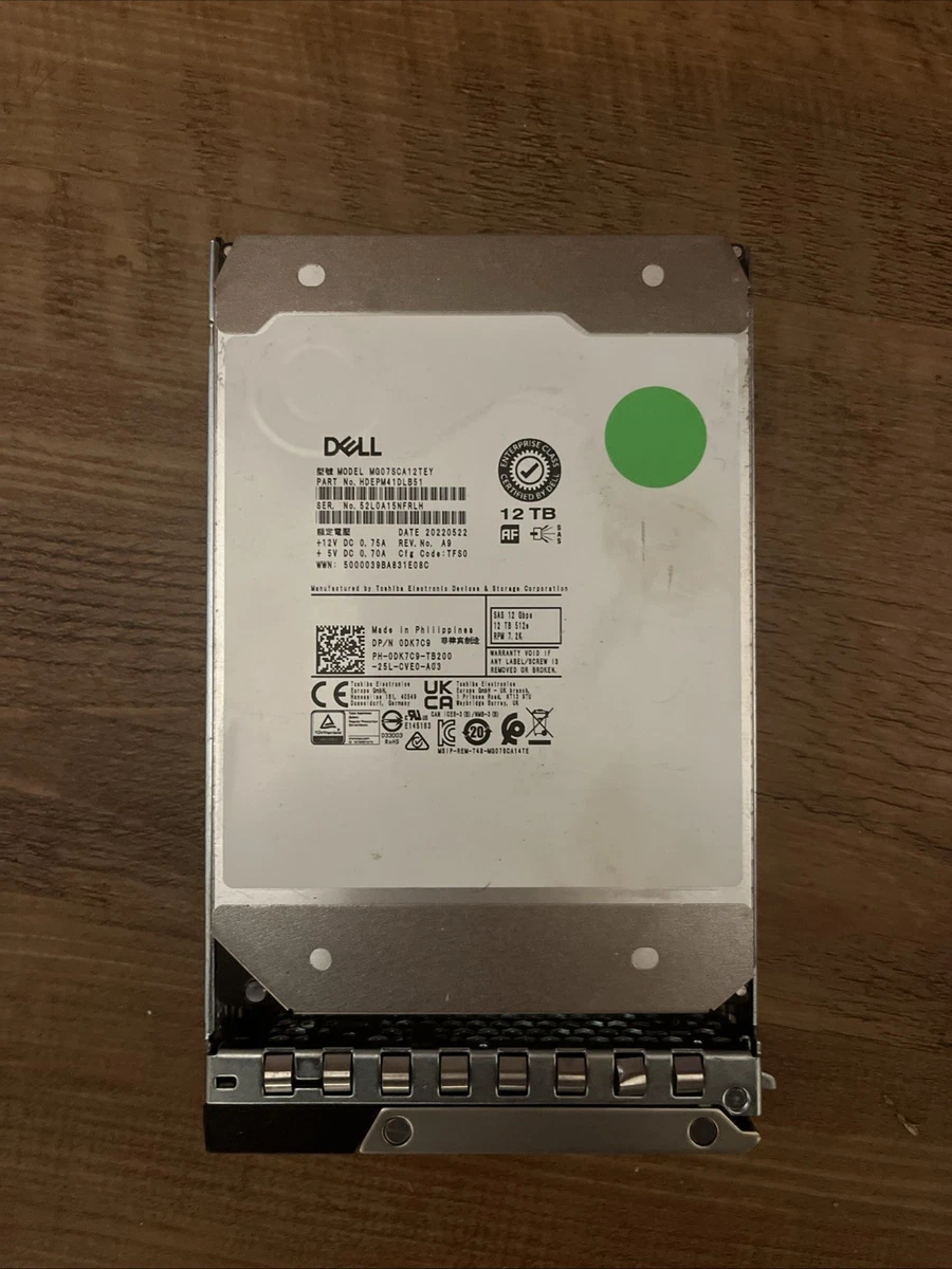 SAS Internal Hard Disk Drives 12 TB Storage Capacity for sale | eBay