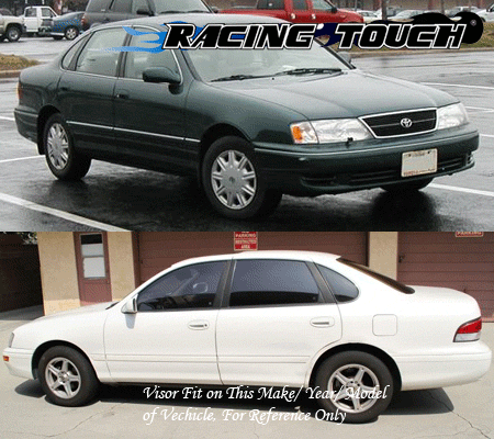 JDM Visors Deflector 4pcs Rain Guard For Toyota Avalon 1995 1996 1997-2000 95-00 - Picture 7 of 7