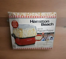 Hamilton Beach Hot Oil Popcorn Popper 24 Cups 
