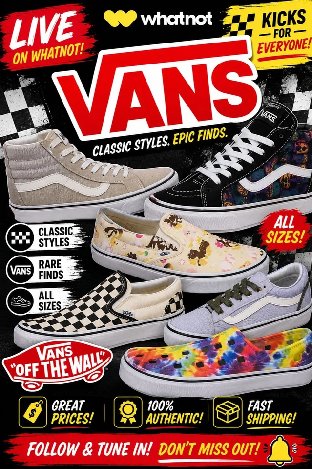 🔥 VANS VANS BLOWOUT! 👟 Rare Styles • All Sizes