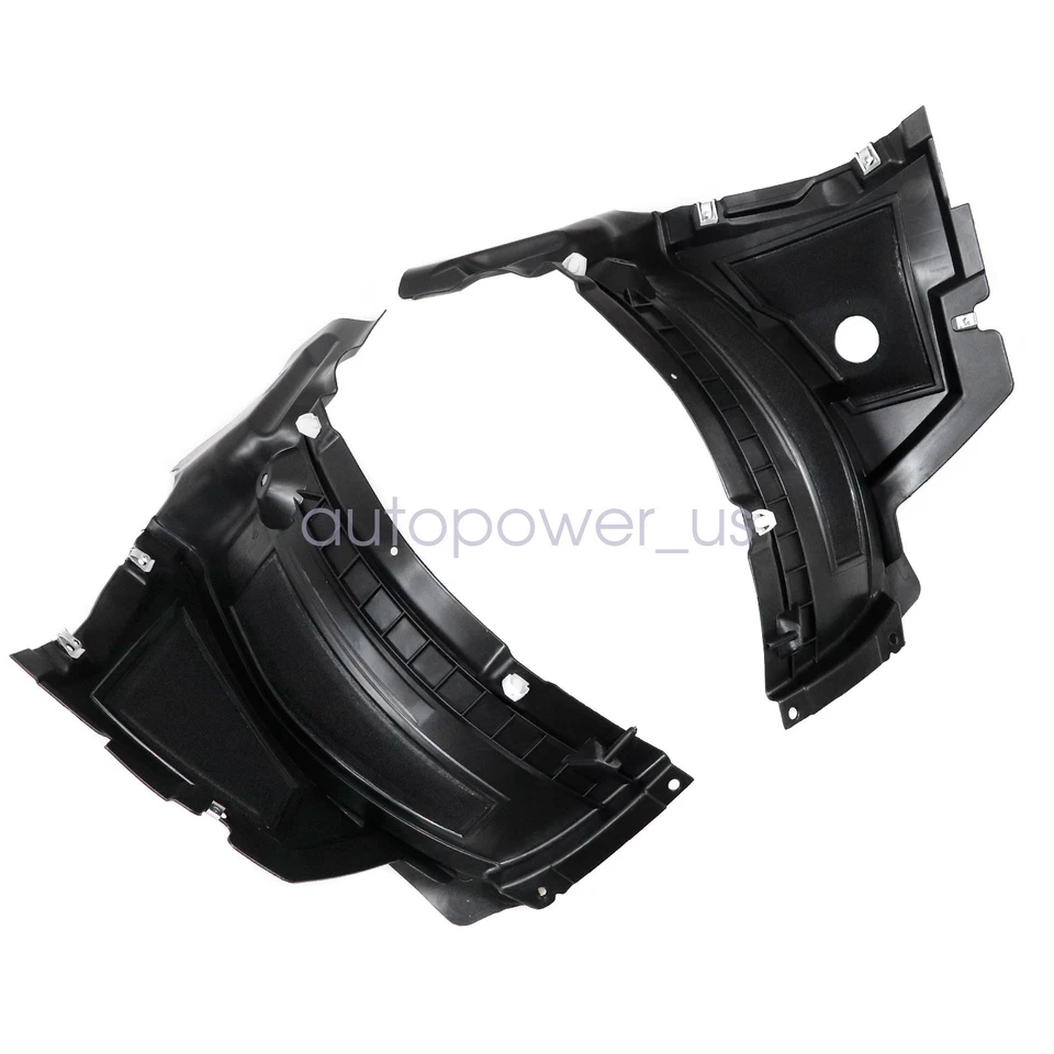 Juego de 2 protectores contra salpicaduras para sección delantera derecha y derecha Fit Audi A6 Quattro 2012-2015 Foto 3 de 4