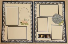 CTMH Lovely 3 Scrapbooking Layout 8.5X11 - ScrapAttic