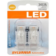 Sylvania - 3457 Led Amber Mini Bulb - Bright Led Bulb Ideal For Park And Turn