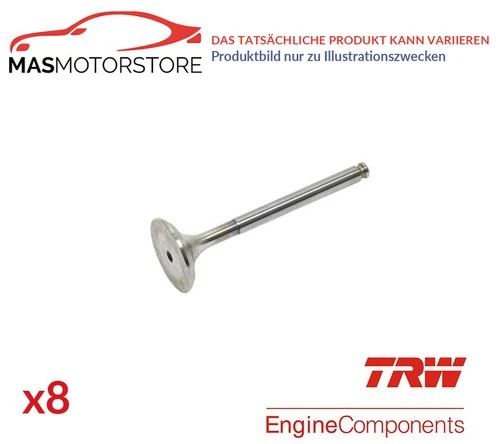 ENGINE EXHAUST VALVE TRW ENGINE COMPONENT 11964 8PCS A FOR BMW 3.5,Z3,Z4,X3,X5.7
