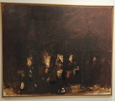 Anton Paul Kammerer, Öl auf Leinwand ''B 5''