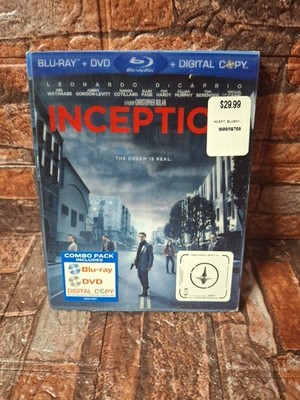 Inception (Blu-ray/DVD, 2010, 2-Disc Set)