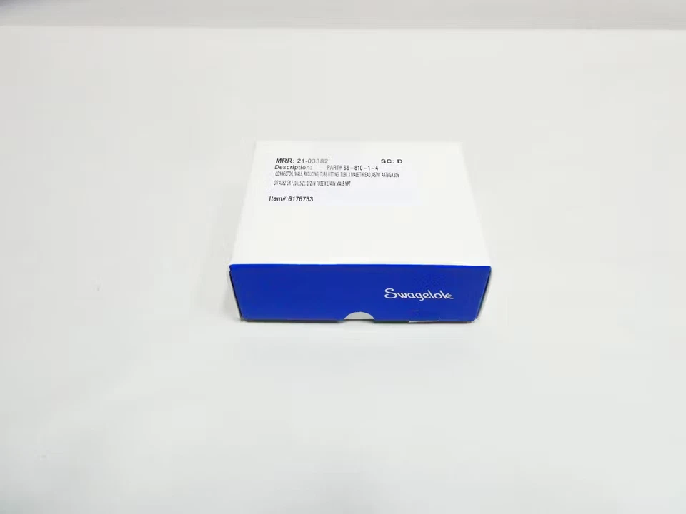 Box Of 100 Swagelok SS-810-1-4 Stainless Male Connector 1/2in Tube X 1/4in Npt - Image 2 of 4