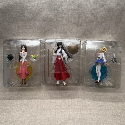 Love Hina Limited Figure Set 3 Types Naru Motoko Su Box Unopened Inner