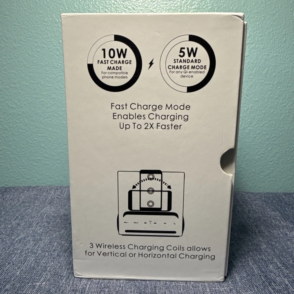 Azpen Dockall D100 - Qi Wireless Charger Sound Hub Samsung Or iPhone - Image 3 of 4