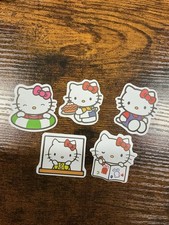 5 hello kitty Sanrio die cut sticker lot bundle