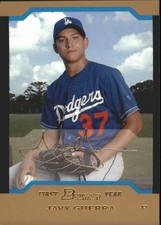 2004 Bowman Draft Gold #81 Javy Guerra Card