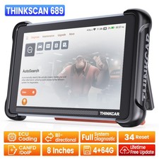 2025 ThinkScan 689 Bidirectional Car Coding Full System Diagnostic Scanner Tool