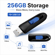 USB 3.0 Flash Drive Metal Swivel USB Stick For Phone PC Mac 256GB 1024GB