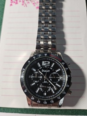 Stauer Jet Setter men's Chronograph Stainless Steel Date