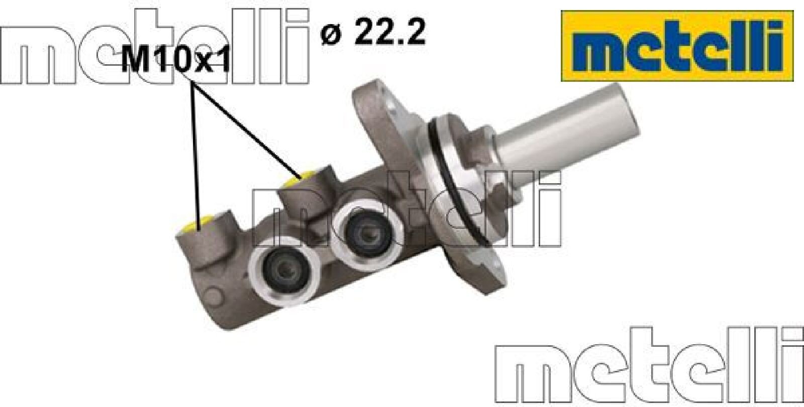 metelli 05-1165 Hauptbremszylinder Bremszylinder für Toyota