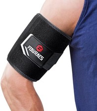 Bicep Tendonitis Brace Tricep Upper Arm Brace for Men and Women Large Black