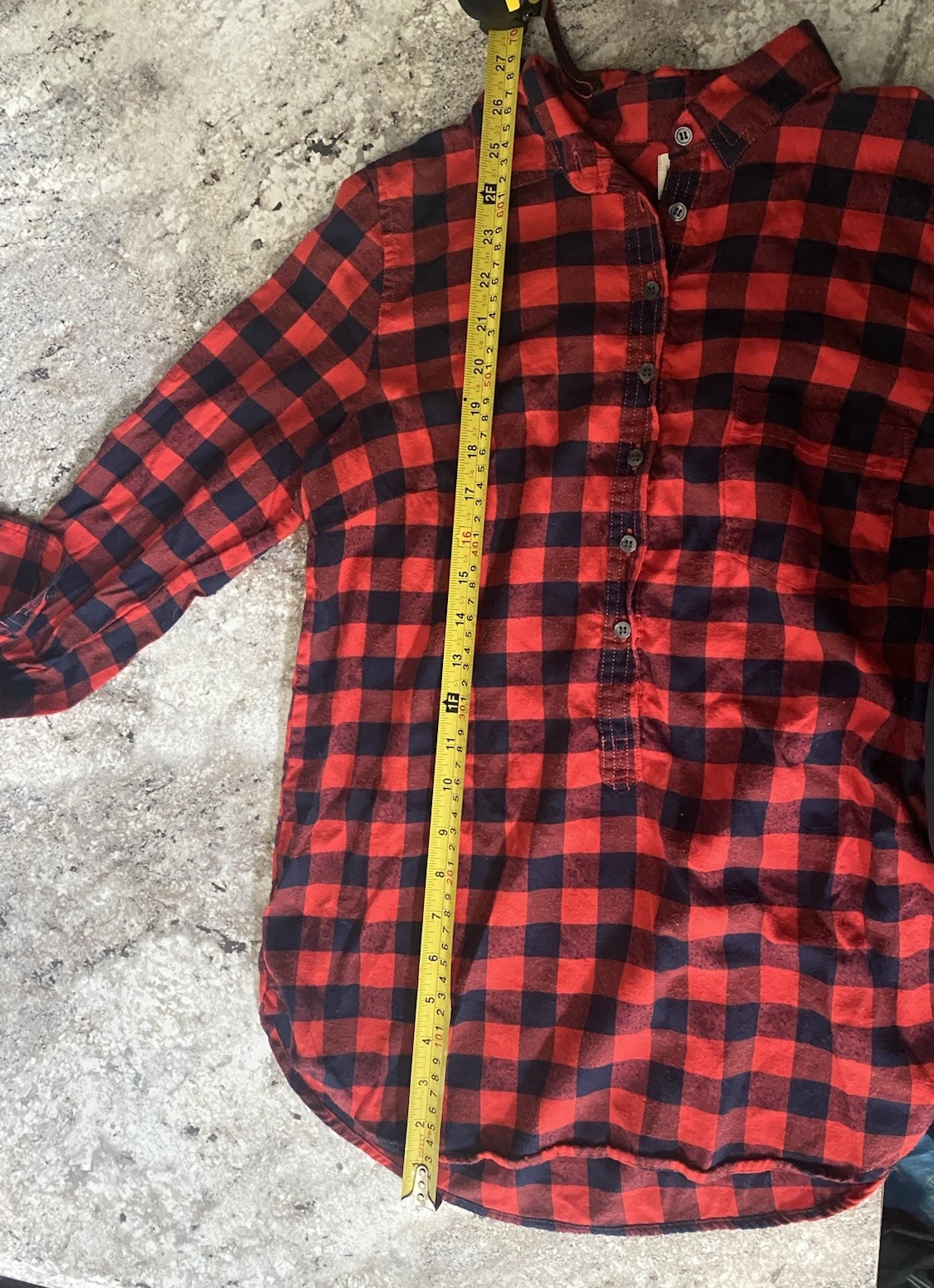 J Crew red/white gingham button down classic XS p… - image 9