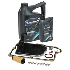 Getriebefilter Satz + 6L WOLF Getriebe&ouml;l MB 236.21 f&uuml;r MERCEDES 7G-DCT 724.0