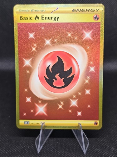 Basic Fire Energy 230/197 Sv03: Obsidian Flames Holo
