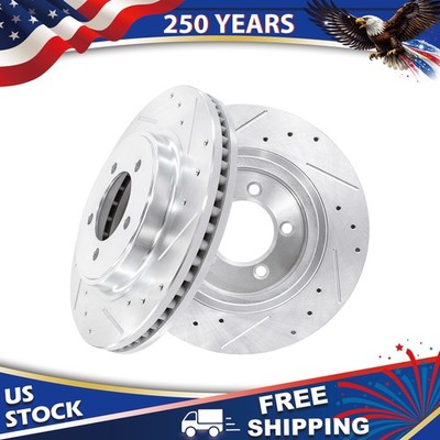 Front Drilled Brake Rotors for FORD	EXPLORER SPORT TRAC 2007-2010 & EXPLORER