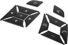 Steering Wheel Button Stickers Cover Replacement for ML GL GLK GLA CLA CLS SL A