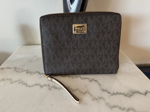 Michael Kors Tablet MLT FUNT Case Brown - Picture 1 of 3