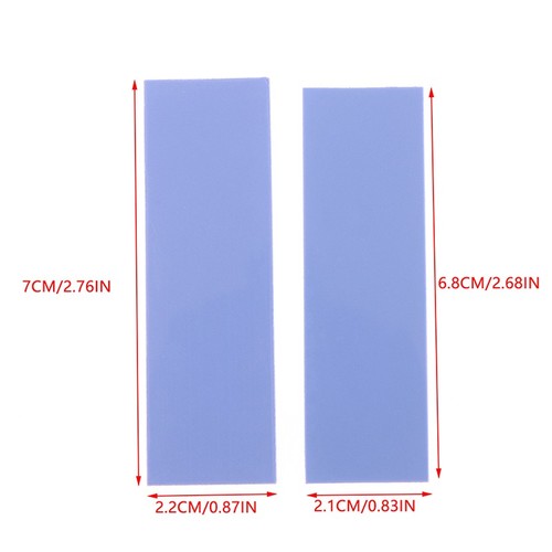 10 pièces coussin thermique M.2 avec coussin thermique 6,0 W/mk conductivité thermique silicone GPU * - Photo 3/14
