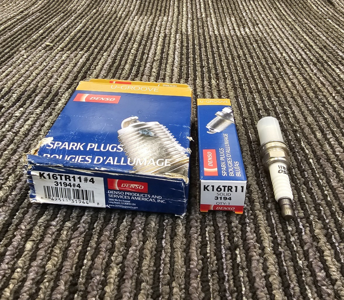 QTY 4 Denso 3194 K16TR11 U-Groove Spark Plug Fits 1998-2000 Lexus GS300 SC300