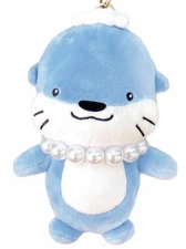 Cute Hamo Otter Plush Keychain Official Jinju City Mascot Souvenir Korea New