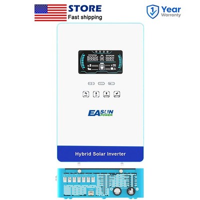 EASUN 24V 4KW Hybrid Off-Grid Solar Inverter 4000W 140A MPPT Charge 120VAC