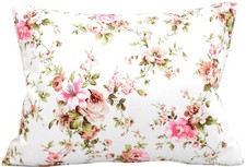 Toddler Pillow Cases 13 x 18 Cotton - Flower Pink Toddler Pillowcase Girl, Ro...