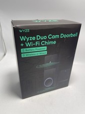 New Wyze Duo Cam Doorbell Wi-Fi Chime Dual 2K Cameras, Battery/Wired Smart V