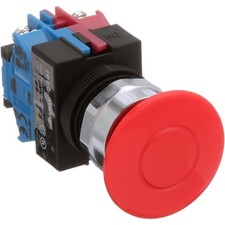 1PC IDEC CORPORATION AYW411-R E-stop Pushbutton Switch, 40mm, Push-Pull, Non-il