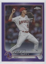 2022 Topps Chrome Update Purple Refractor Matt Duffy #USC73 0b3