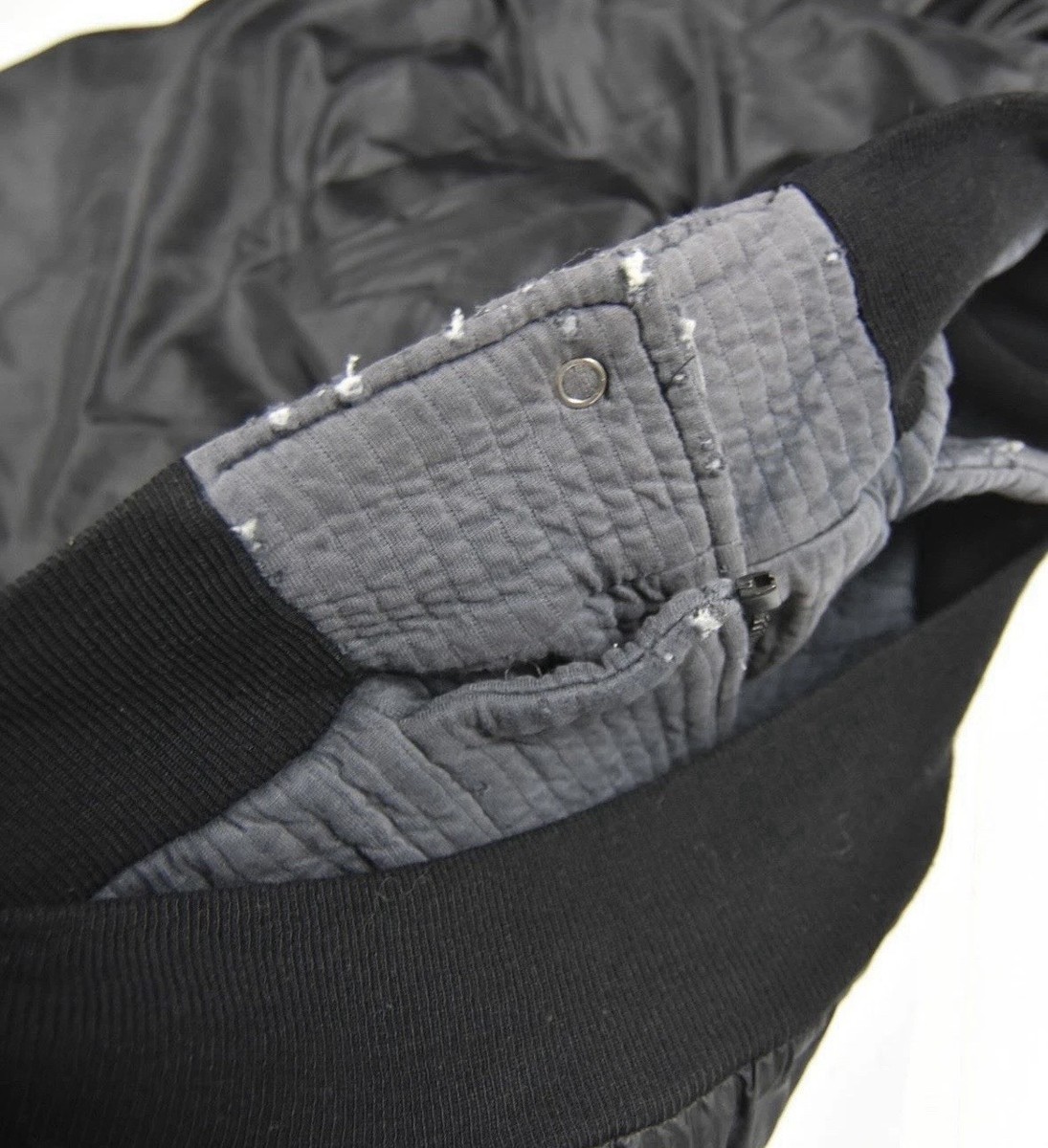 RARE Archive Raf Simons Faded Thrashed Double Layer Hooded Bomber
